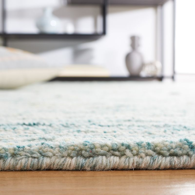 Casablanca CSB792 Hand Woven Indoor Accent Rug - Turquoise/Ivory - 3'x5' - Safavieh