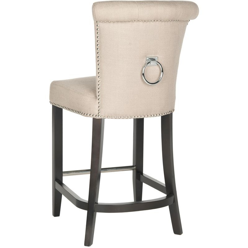 Addo Ring Counter Stool - HUD8241 - Beige - Safavieh
