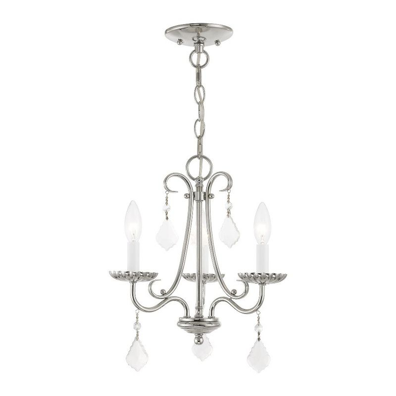 Livex Lighting Daphne 3 - Light Chandelier in  Polished Chrome