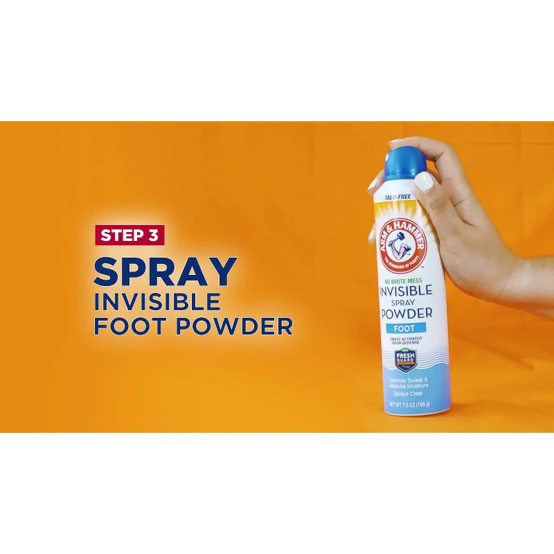 Arm & Hammer Invisible Spray Foot Powder - 7oz