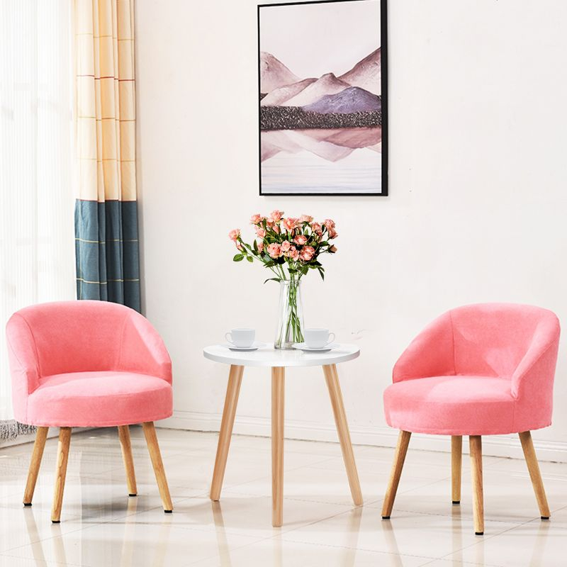 Costway Modern Round Coffee Tea Side Sofa Table Living Room Furniture Home Decor