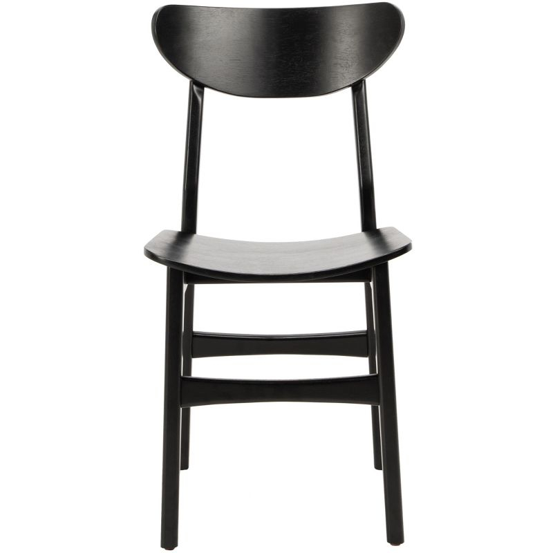 Lucca Retro Dining Chair (Set of 2) - DCH1001 - Black - Safavieh