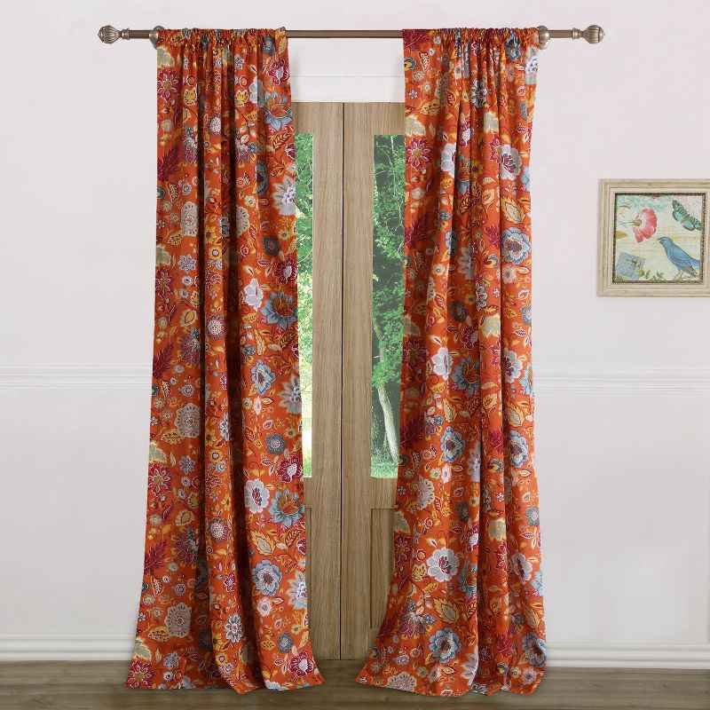 Greenland Home Fashions 1803BWP95 Astoria Spice Panel Pair 84x84