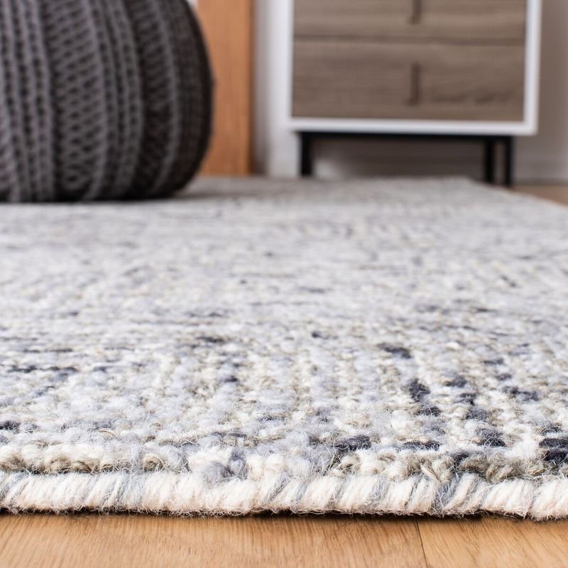 Aspen APN286 Hand Tufted Indoor Area Rug - Grey/Beige - 6'x9' - Safavieh
