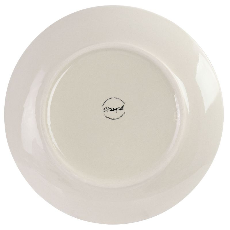 Elama Sebastian 6 Piece Stoneware Dinner Plate Set in Assorted Colors