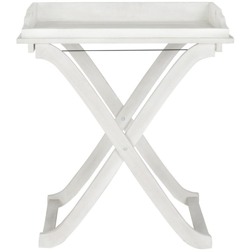 Covina Tray Table - Indoor/Outdoor - PAT6716 - Antique White - Safavieh