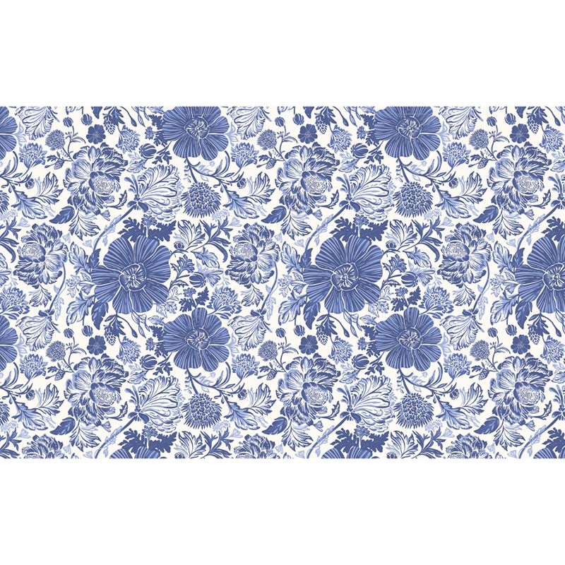 Briarwood Lane Everyday Doormat 30x18 Indoor Outdoor Blue and White Floral Doormat