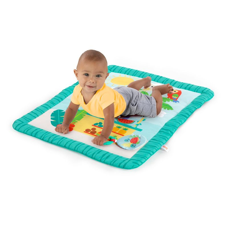 Bright Starts Tiki Toy Bar Baby Activity Gym & Tummy Time Mat - Newborn - 3 Years