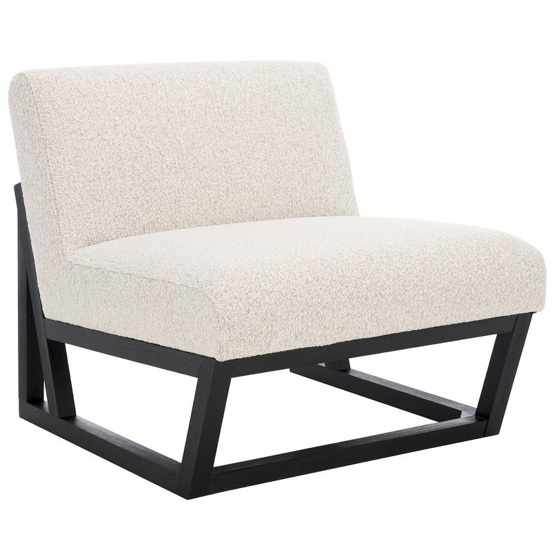 Kinsey Accent Chair - ACH5205 - Creme/Black - Safavieh
