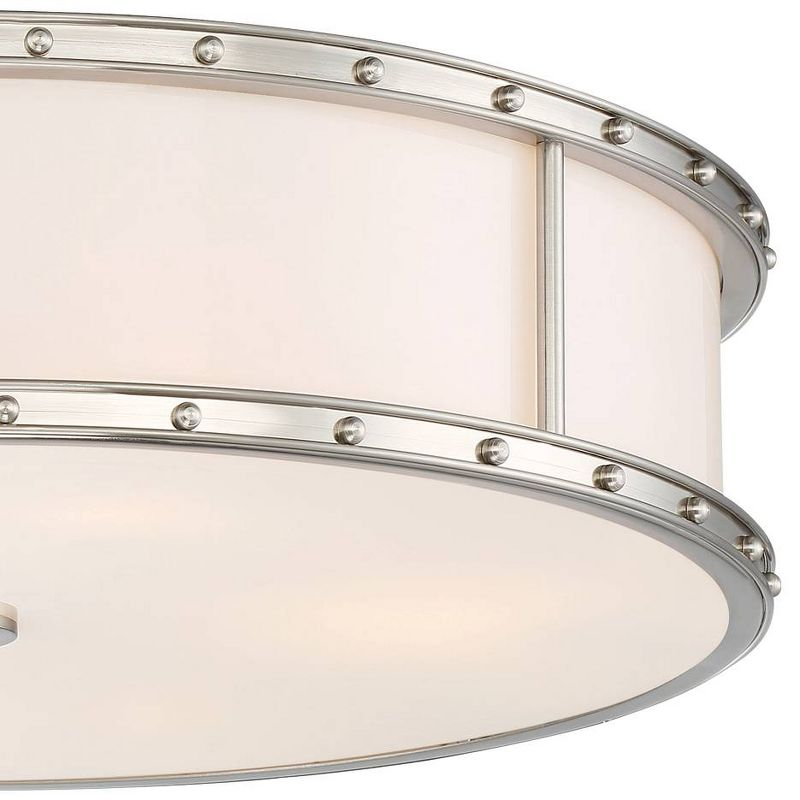 Minka Lavery Minka Lavery With Etched Opal Led Flush Mount Light