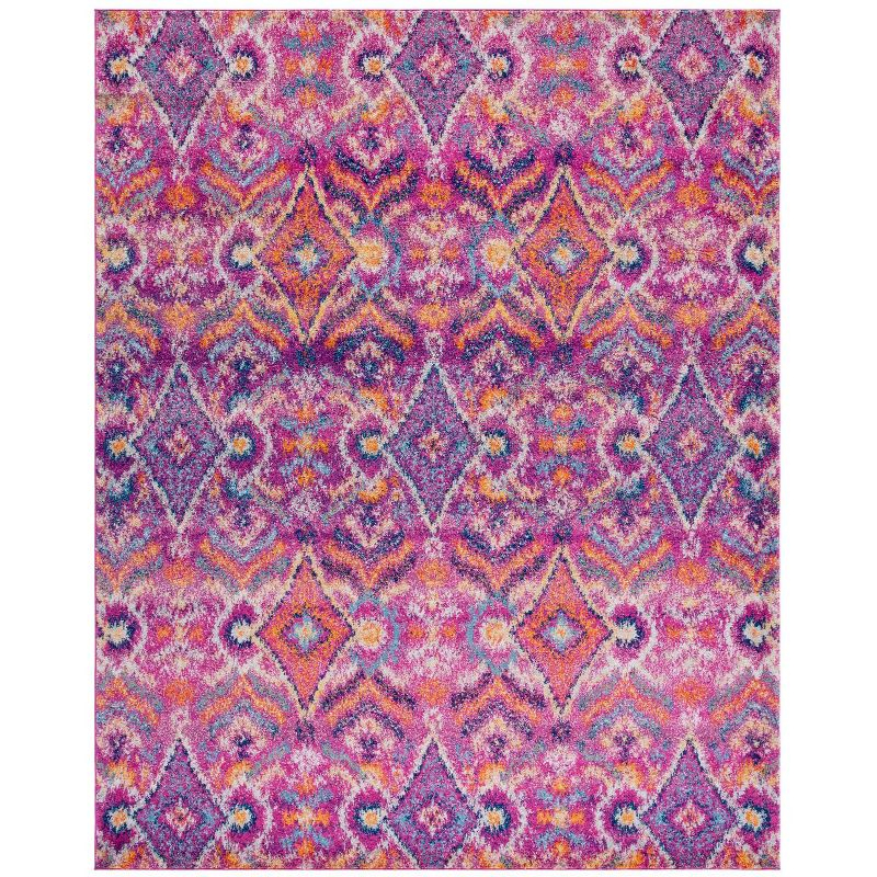 Madison MAD610 Power Loomed Indoor Area Rug - Fuchsia/Multi - 10'x14' - Safavieh.