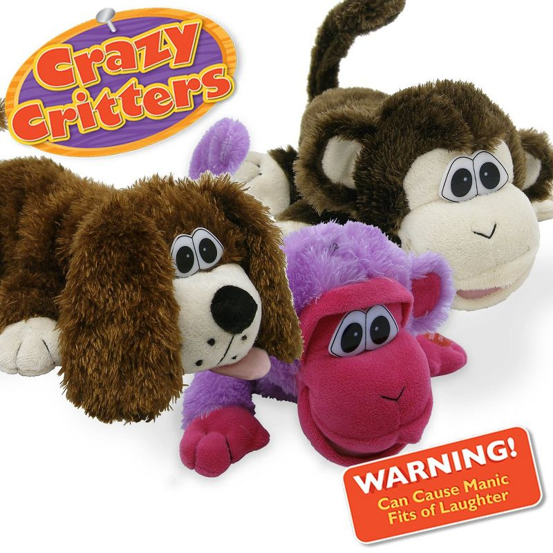 Flipo Crazy Critters Freddie The Purple Monkey Laughing Rolling Stuffed Animals Pets