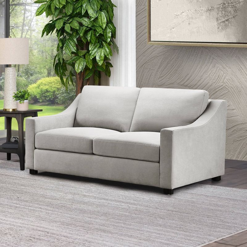 Garcelle Stain Resistant Fabric Loveseat - Abbyson Living