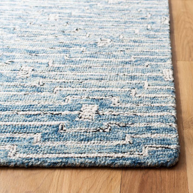 Micro-Loop MLP178 Hand Tufted Area Rug - Light Blue/Ivory - 4'x6' - Safavieh.
