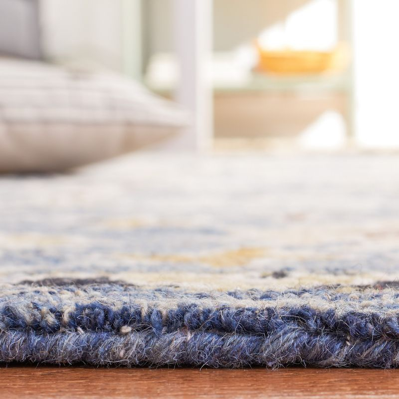 Aspen APN135 Hand Tufted Area Rug - Grey/Sage - 5'x5' - Safavieh.