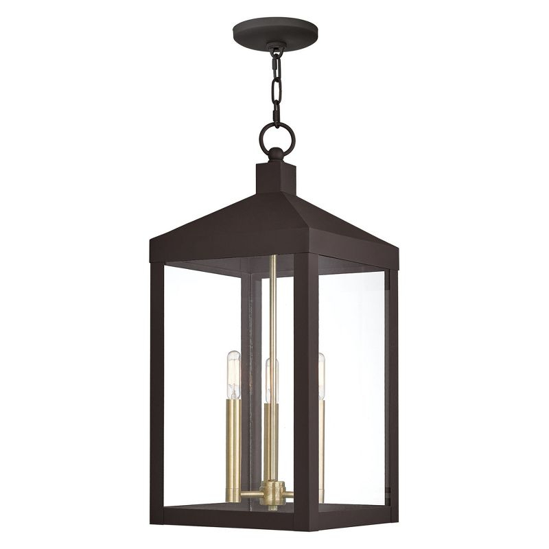 Livex Lighting Nyack 3 - Light Pendant in  Bronze
