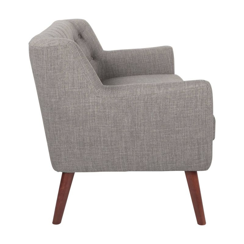 Mill Lane Loveseat with Coffee Legs Gray - OSP Home Furnishings