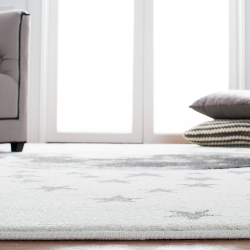 Carousel Kids CRK135 Power Loomed Accent Rug - Ivory/Grey - 2'x3' - Safavieh.