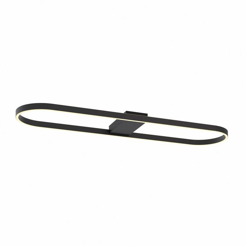 AFX Glo 1 - Light Semi-Flush Mount in  Black