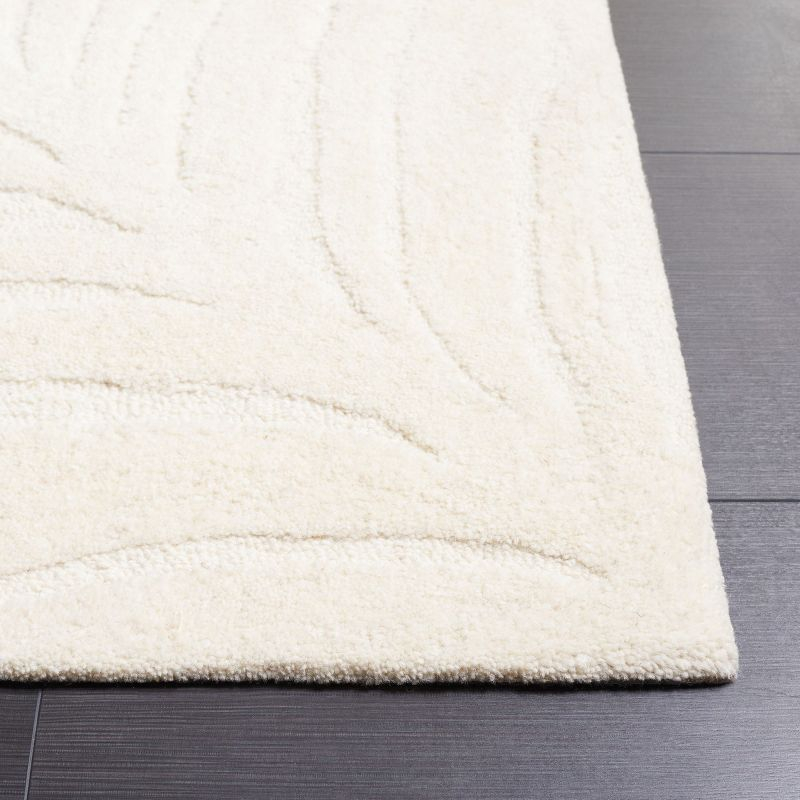 Ebony EBN805 Hand Tufted Accent Rug - Ivory - 3'x5' - Safavieh.