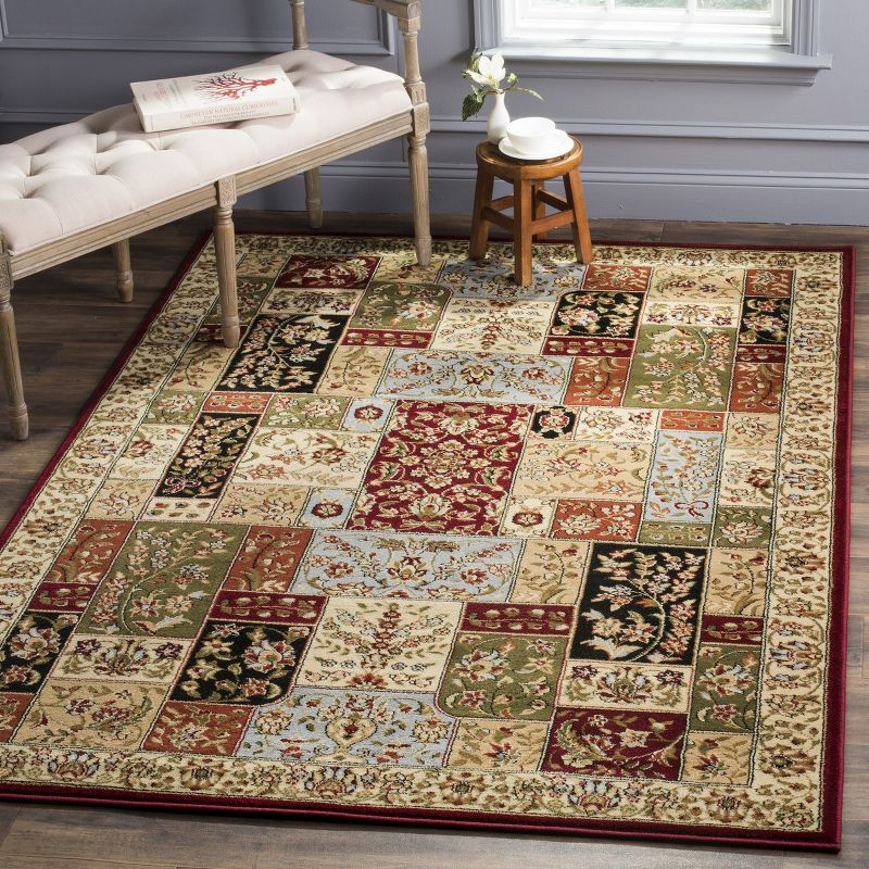 Lyndhurst LNH318 Power Loomed Area Rug - Multi/Ivory - 5'3"x7'6" - Safavieh.