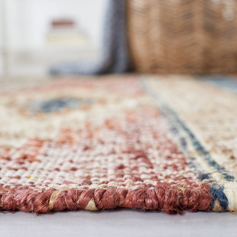 Kilim KLM177 Flat Weave Area Rug - Blue/Rust - 5'x8' - Safavieh