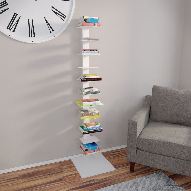 Stewartby Spine Tower Shelf - HZ1220412 - White - SEI