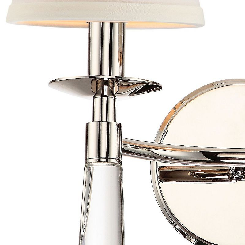Crystorama Lighting Baxter 2 - Light Sconce in  Polished Nickel