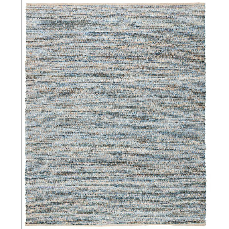 Cape Cod CAP351 Woven Indoor Area Rug - Natural/Blue - 10'x14' - Safavieh
