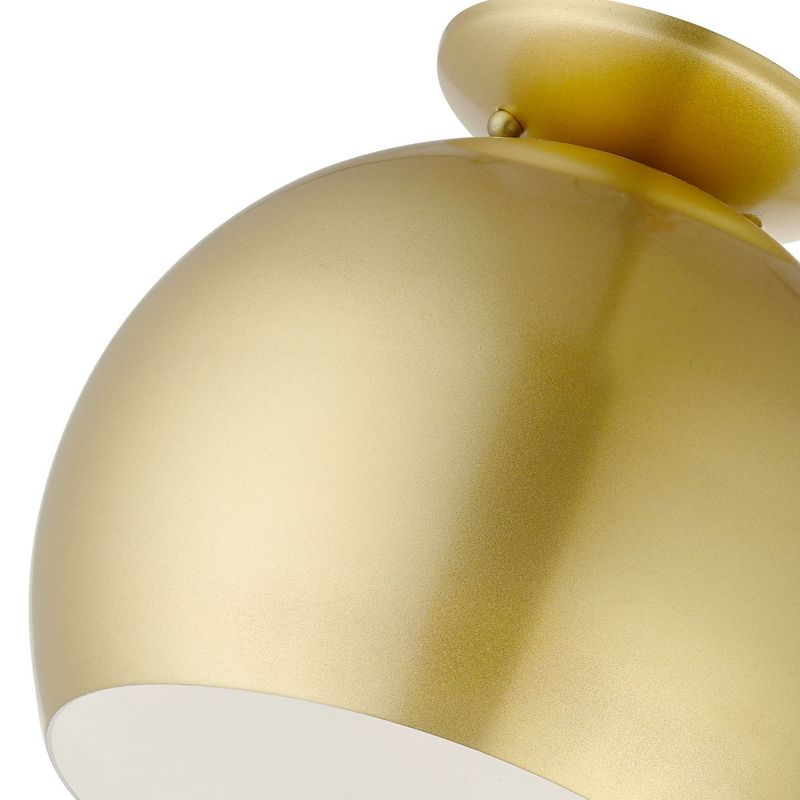 Livex Lighting Piedmont 1 - Light Semi-Flush Mount in  Soft Gold