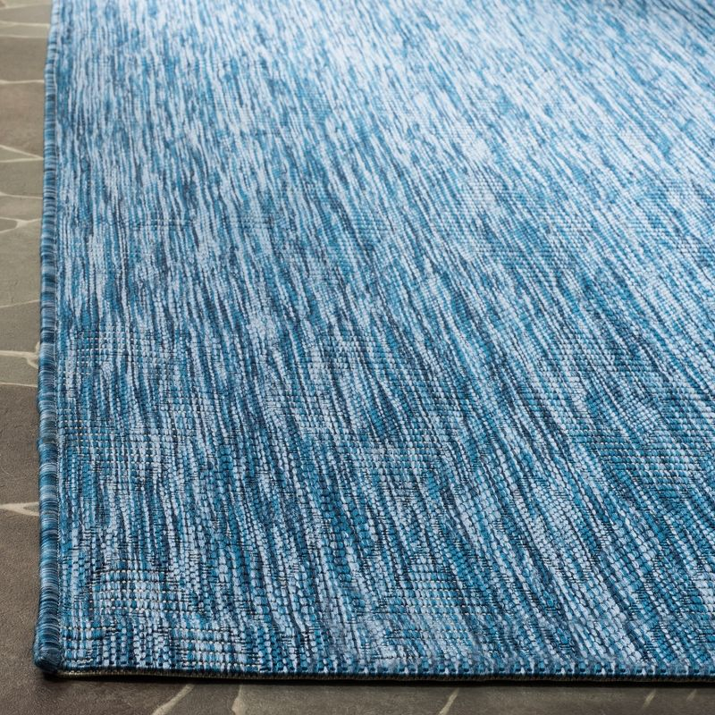 Courtyard CY8522 Power Loomed Indoor and Outdoor Accent Rug - Navy/Navy - 2'x3'7" - Safavieh