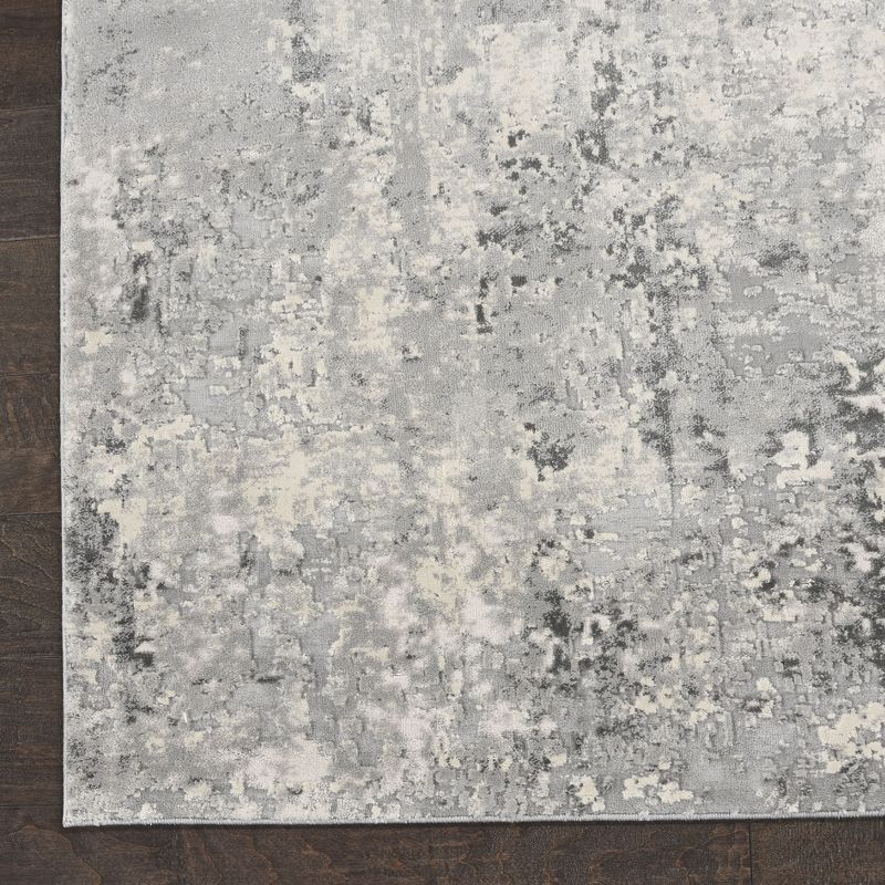 Nourison Rustic Textures Modern Indoor Area Rug Grey/Beige 2'2" x 7'6"