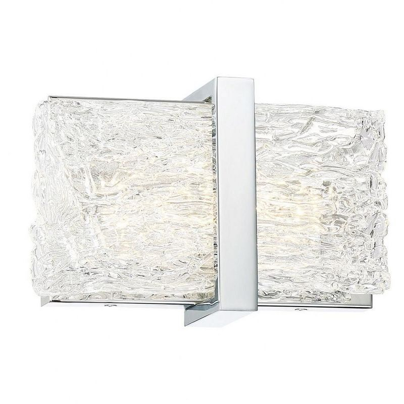 George Kovacs Lighting Forest Ice II 1 - Light Vanity in  Chrome