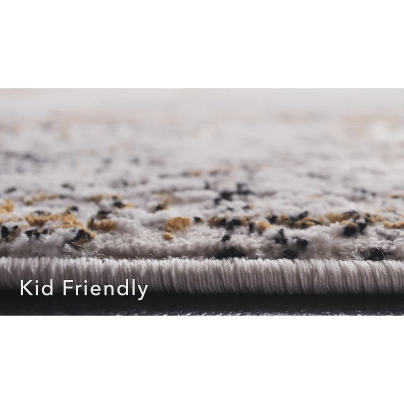 Amalfi AMF572 Power Loomed Area Rug - Creme/Gold - 5'3"x7'6" - Safavieh.