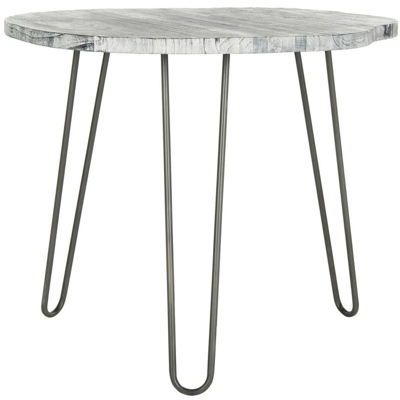 Mindy Dining Table - Grey/White Wash - Safavieh