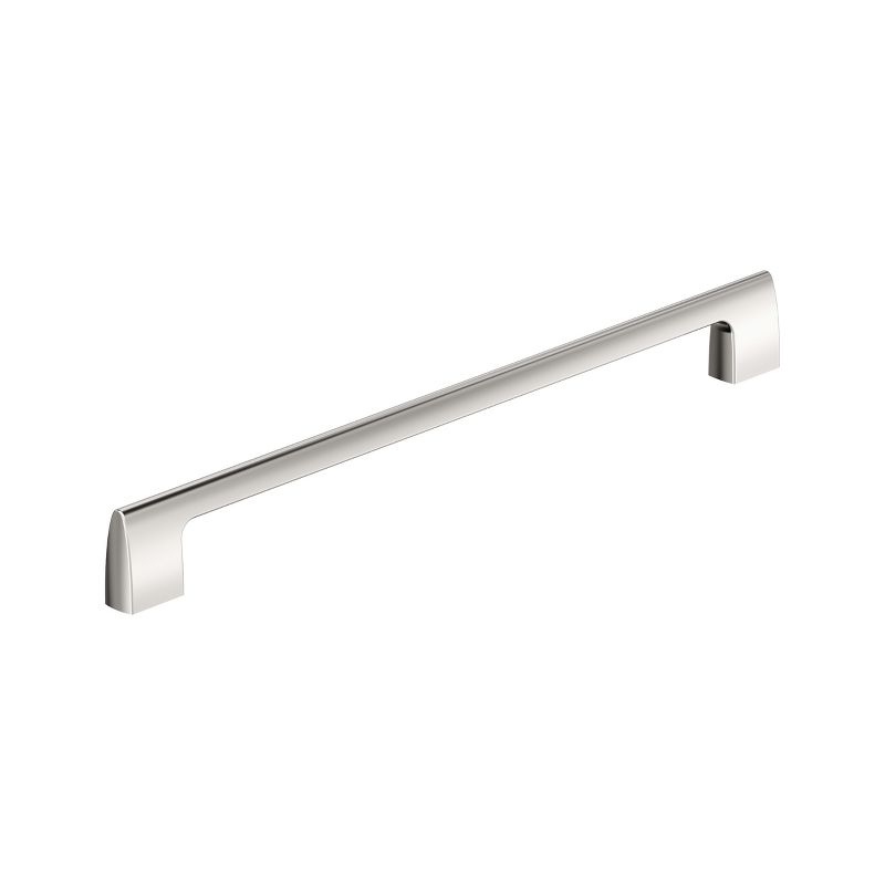 Amerock Riva 12-5/8 inch (320mm) Center-to-Center Polished Nickel Cabinet Pull