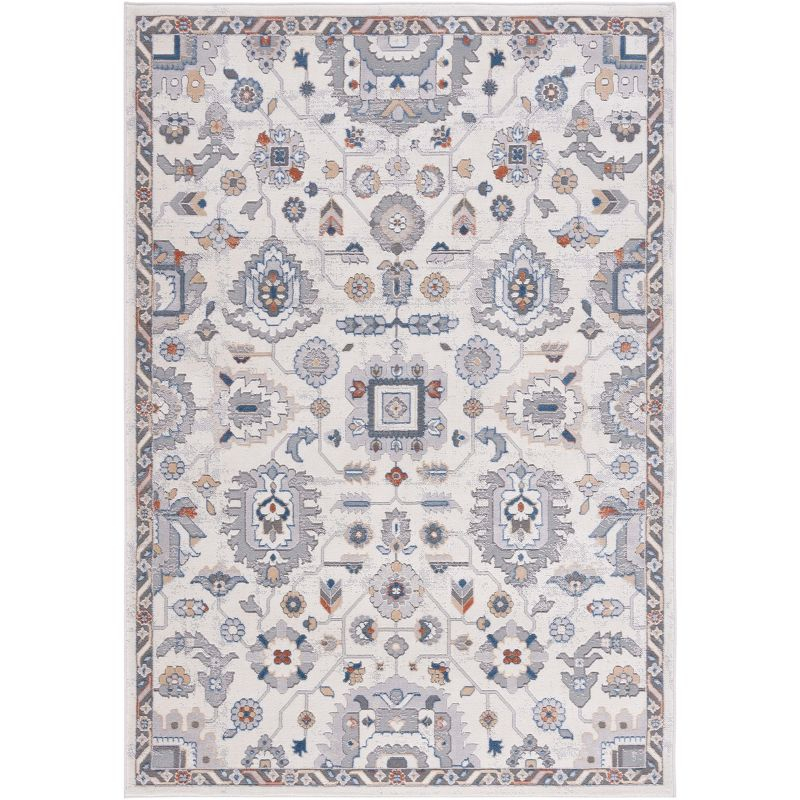 Eternal ETL226 Power Loomed Area Rug - Ivory/Gray - 8'x10' - Safavieh.