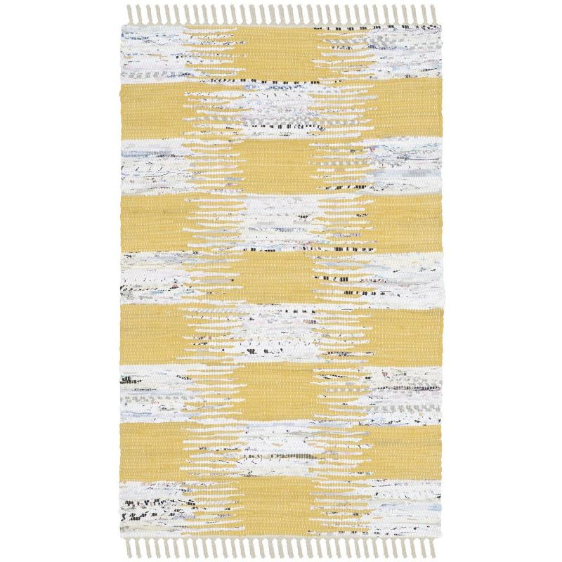 Montauk MTK721 Hand Woven Indoor Accent Rug - Yellow/Multi - 2'6"x4' - Safavieh.
