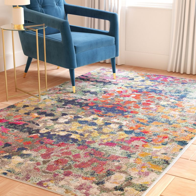 Monaco MNC263 Power Loomed Area Rug - Green/Blue - 8'x10' - Safavieh.