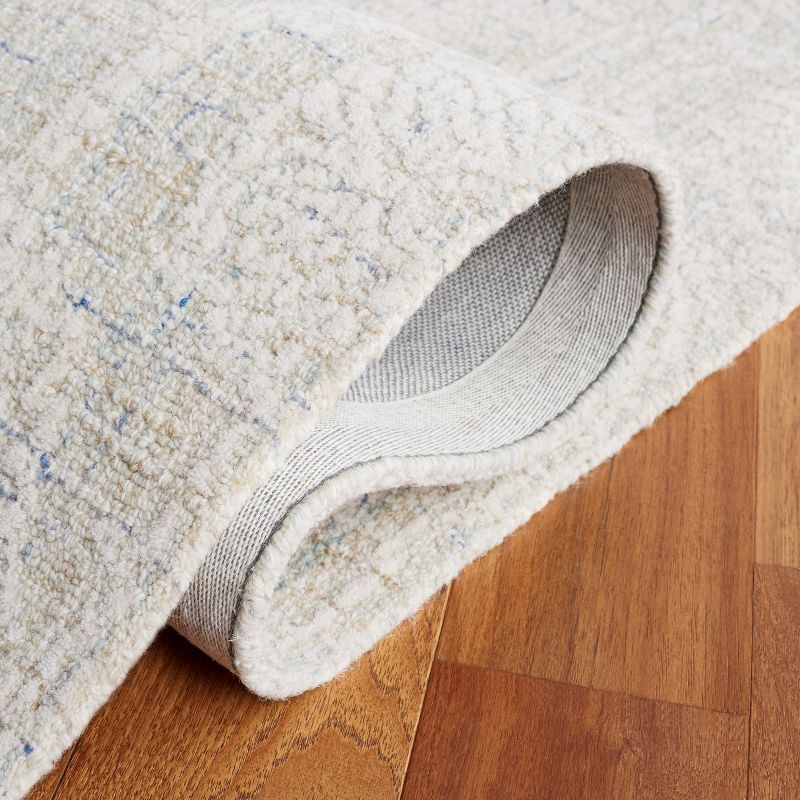 Ebony EBN111 Hand Tufted Accent Rug - Blue/Ivory - 3'x5' - Safavieh.