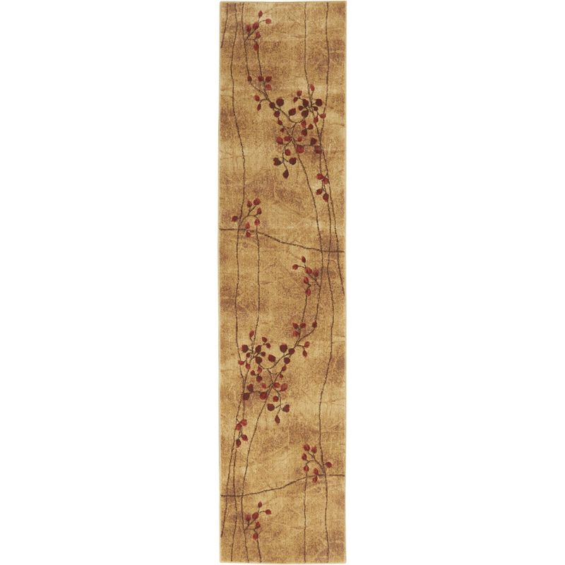 Nourison Somerset 2'3" x 10' Latte Rustic Indoor Rug