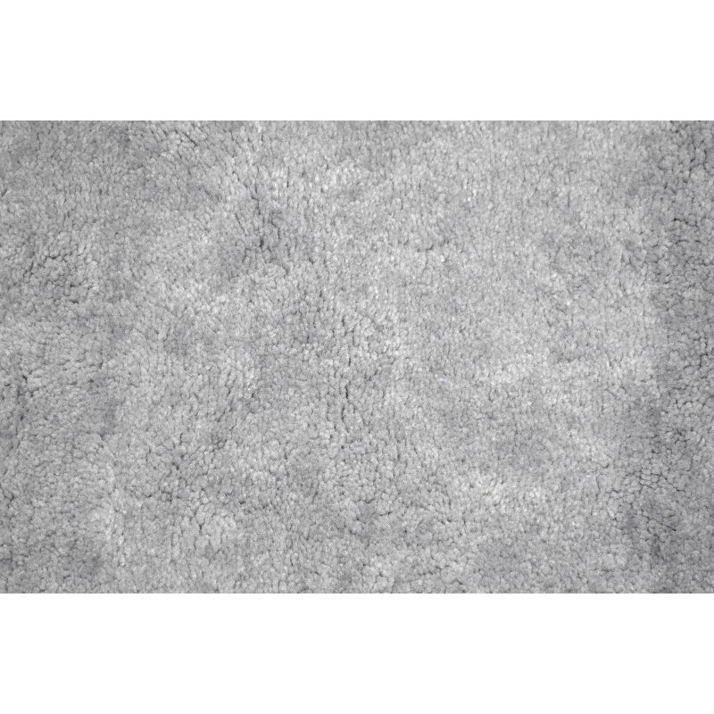 5'x6' Washable Bathroom Carpet Platinum Gray - Garland Rug