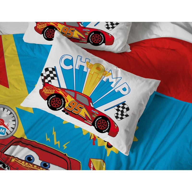 Sunny Side Up Disney Pixar Cars Bed Set with Sham