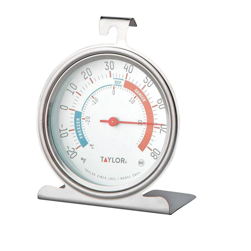 Taylor Instant Read Analog Freezer/Refrigerator Thermometer