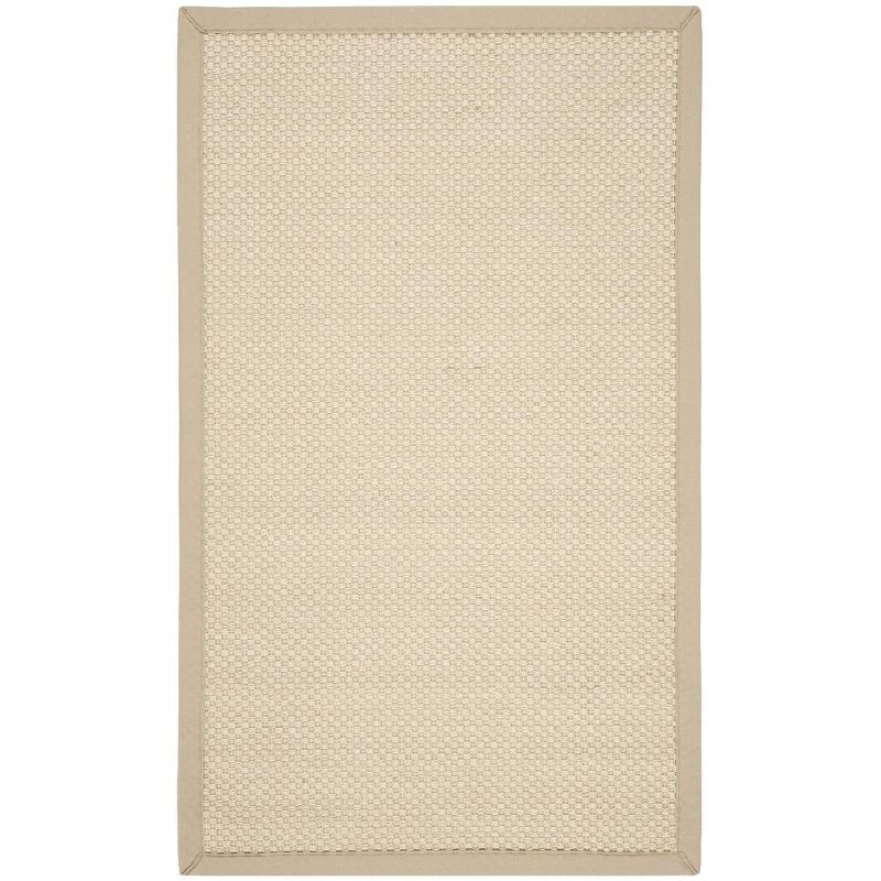 Natural Fiber NF150 Power Loomed Indoor Area Rug - Ivory/Light Beige - 4'x6' - Safavieh