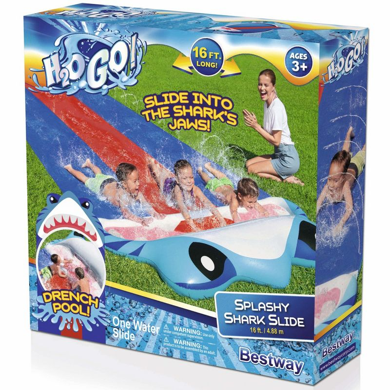 Bestway: H2OGO! Splashy Shark 16' Water Slide