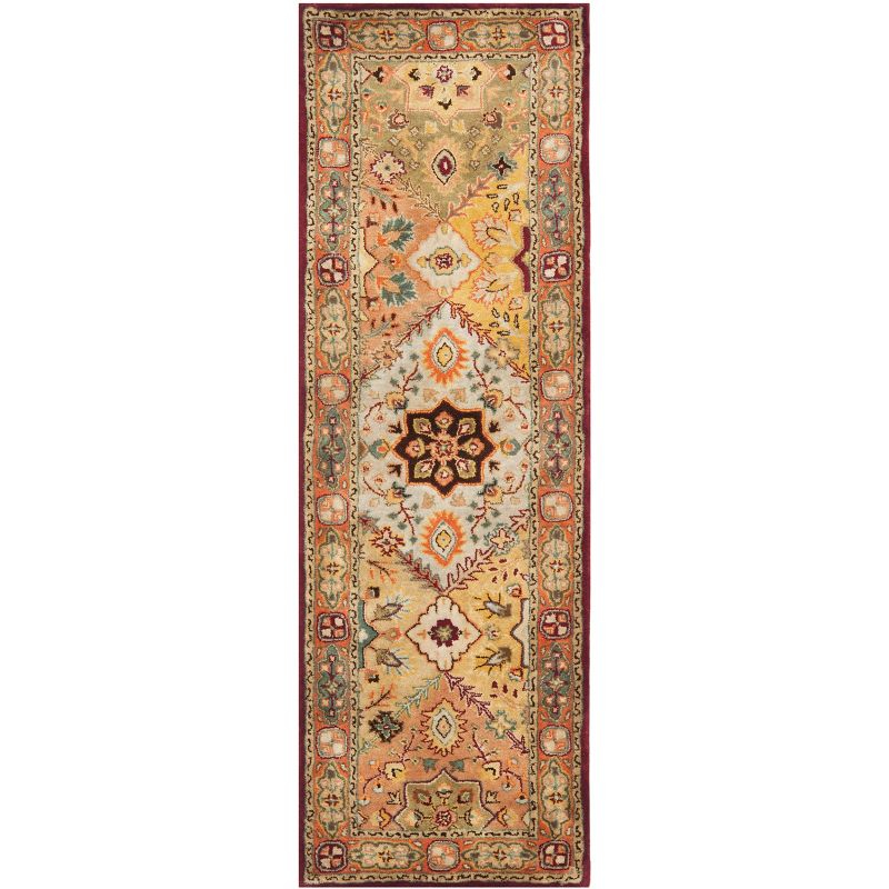 Persian Legend PL812 Hand Tufted Indoor Accent Rug - 2'6"x4' - Red/Rust - Safavieh