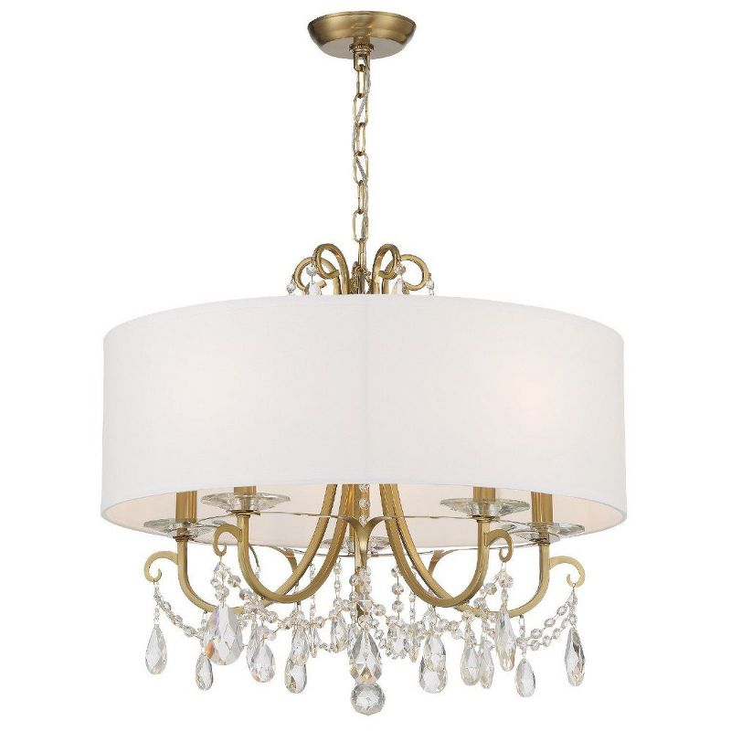 Crystorama Lighting Othello 5 - Light Chandelier in  Vibrant Gold
