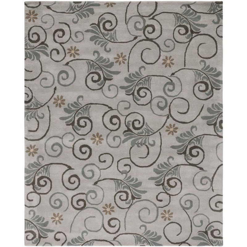 Soho SOH220 Hand Tufted Indoor Area Rug - Grey/Multi - 7'6"x9'6" - Safavieh