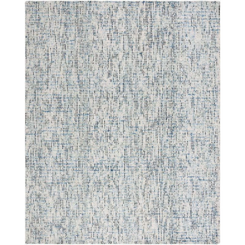 Abstract ABT468 Handmade Indoor Area Rug - Blue/Charcoal - 5'x8' - Safavieh
